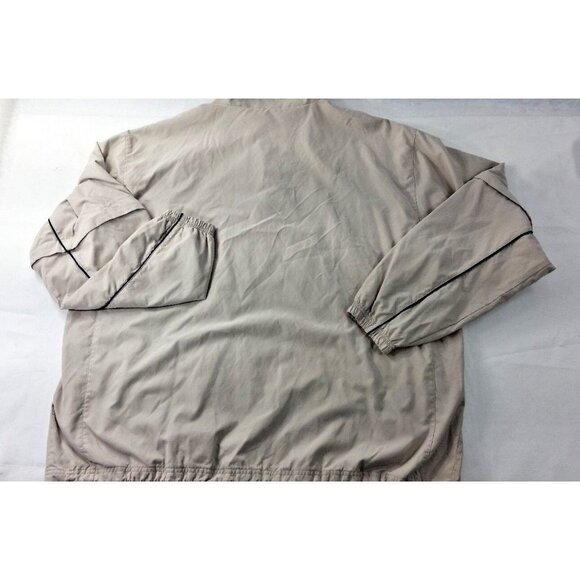 PGA Tour Beige 1/4 Zip Windbreaker Pullover Jacket Detachable Sleeves Mens XXL - Picture 3 of 7